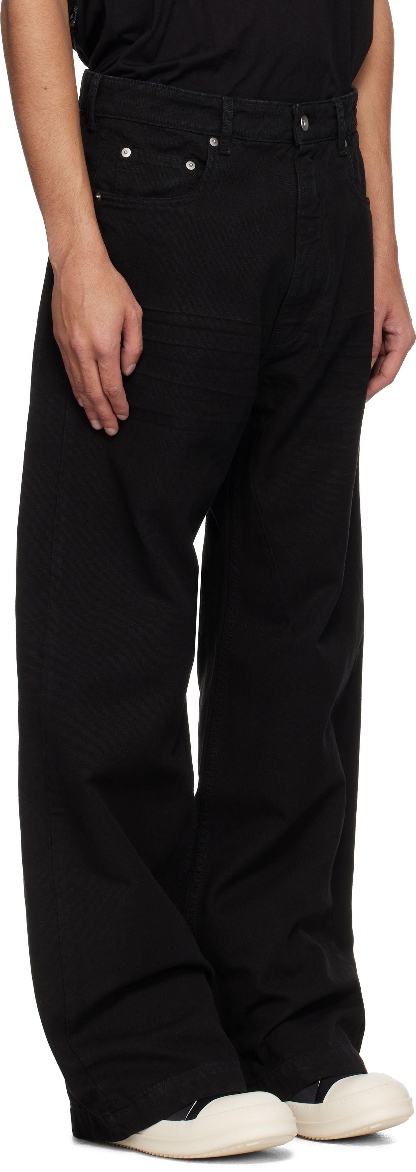 Jeans Rick Owens Rick Owens DRKSHDW Hollywood Geth Jeans Sort | DU01E3351 CVS, 1