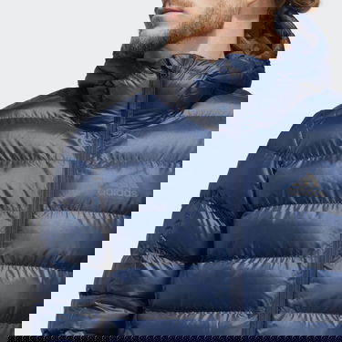 Puffer jakke adidas Originals 3-Stripes SDP Badge of Sport Jacket Mørkeblå | GV5329, 2