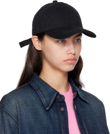 Kasket Acne Studios Acne Studios Twill Logo Cap Sort | C40420-, 1
