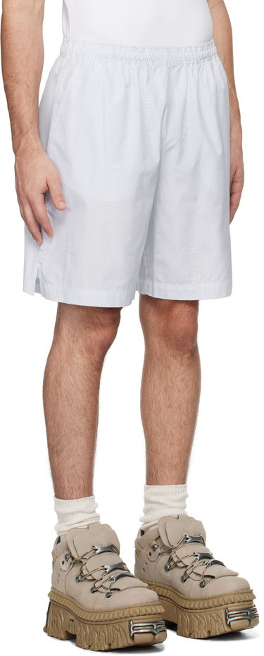 Shorts VETEMENTS Pinstripe Shorts Hvid | UA66SS400N, 1