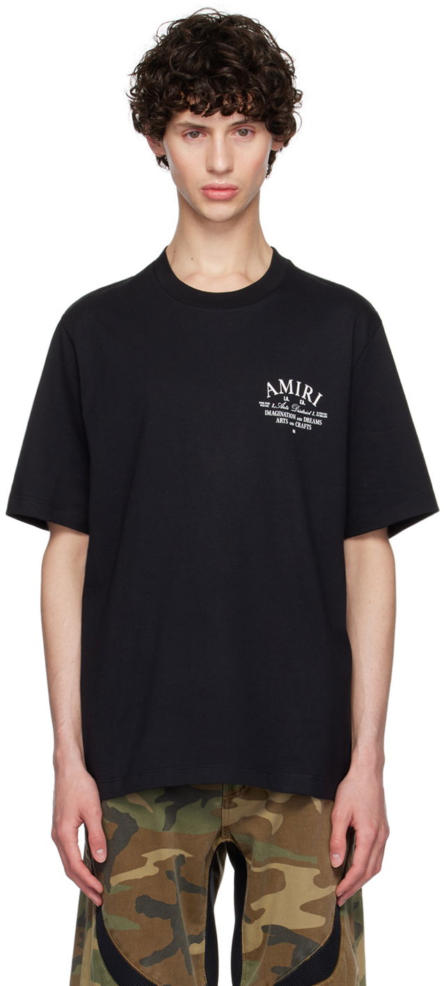 T-shirt AMIRI Black 'Arts District' T-Shirt Sort | AMJYTE1071