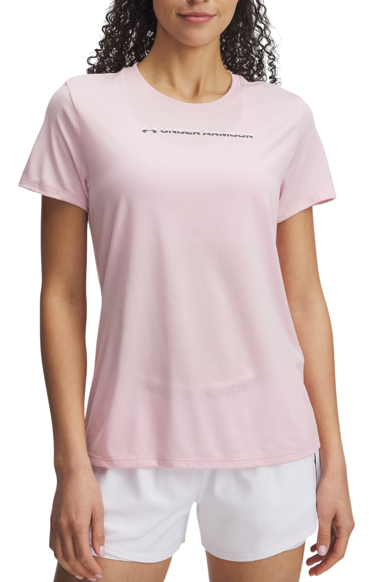 T-shirt Under Armour Tech Graphic Short Sleeve T-Shirt Lyserød | 1389726-647