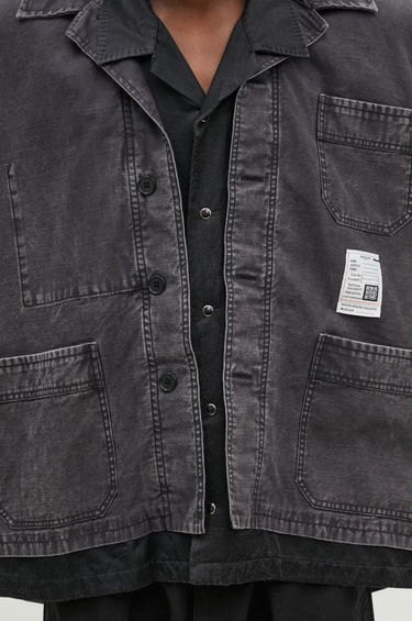 Jakke Maison MIHARA YASUHIRO Maison MIHARA YASUHIRO Double Layered Longsleeve Shirt Sort | J13SH184, 3