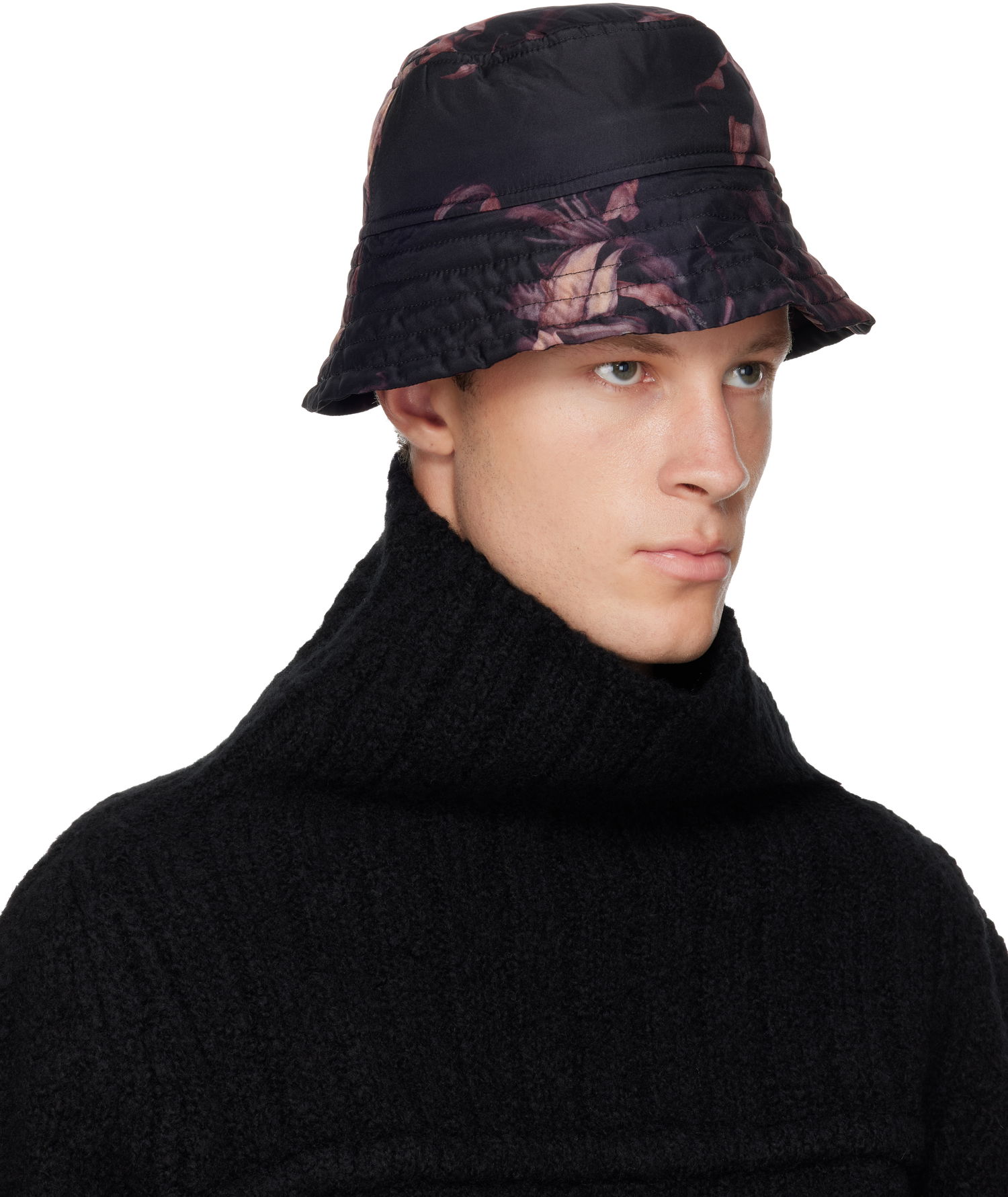 Hat Dries Van Noten Dries Van Noten Printed Bucket Hat Flerfarvet | 252-029501-2124, 1