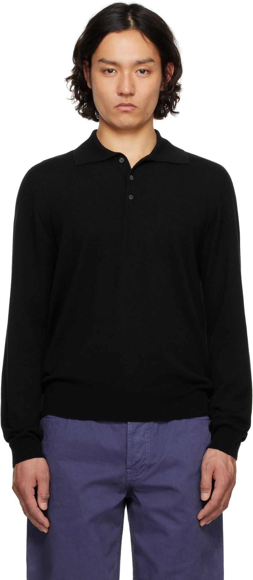 Sweater The Row The Row Judi Knit Polo Sort | 918-Y751