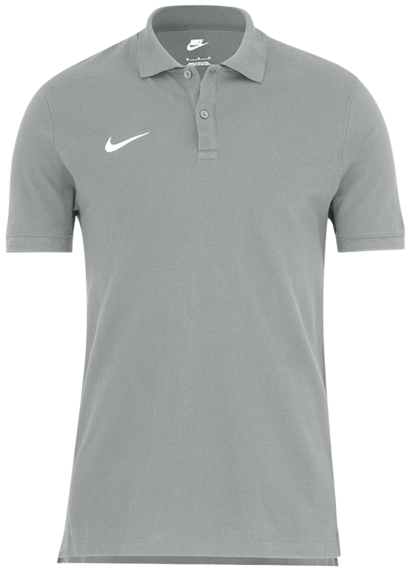 Polo skjorte Nike Team Cotton Polo Shirt Grå | 0208nz-063