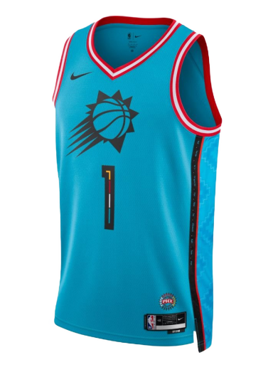 Jersey Nike Dri-FIT NBA Devin Booker Phoenix Suns City Edition 2022 Swingman Jersey Turkis | DO9607-416