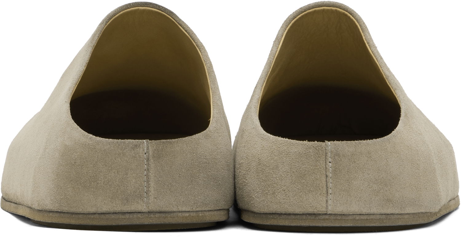 Tilbehør Marsèll Marsèll Grande Suede Mules Beige | MM4637 P024201, 1