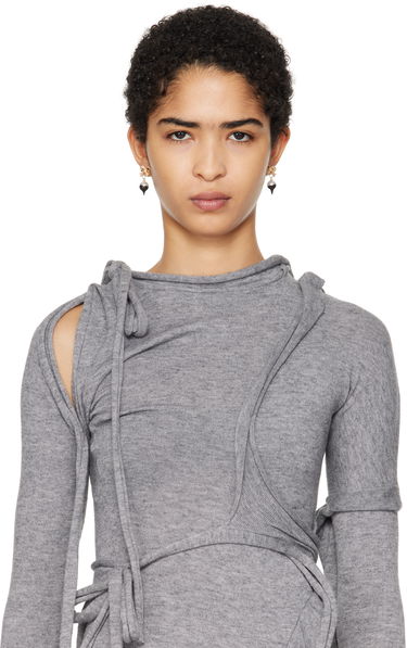 Øreringe Ottolinger Ottolinger Bow Pearl Drop Earrings Lyserød | 2225150499, 2