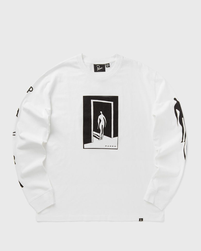 T-shirt By Parra Hotel Graphic Long Sleeve T-Shirt Hvid | 54220