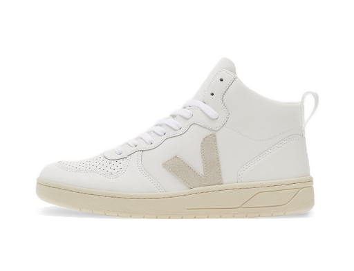 Sneakers og sko Veja V-15 Leather "Extra White/ Natural" Hvid | VQ0201270B