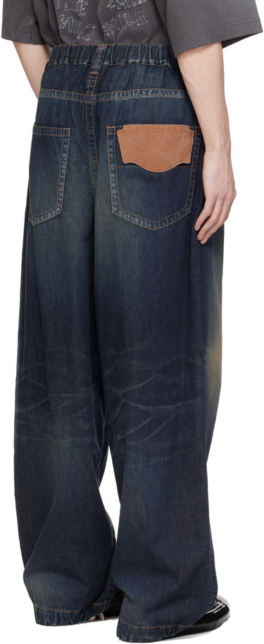 Jeans Maison MIHARA YASUHIRO MIHARA YASUHIRO Wide Leg Denim Jeans Blå | J14PT123, 2