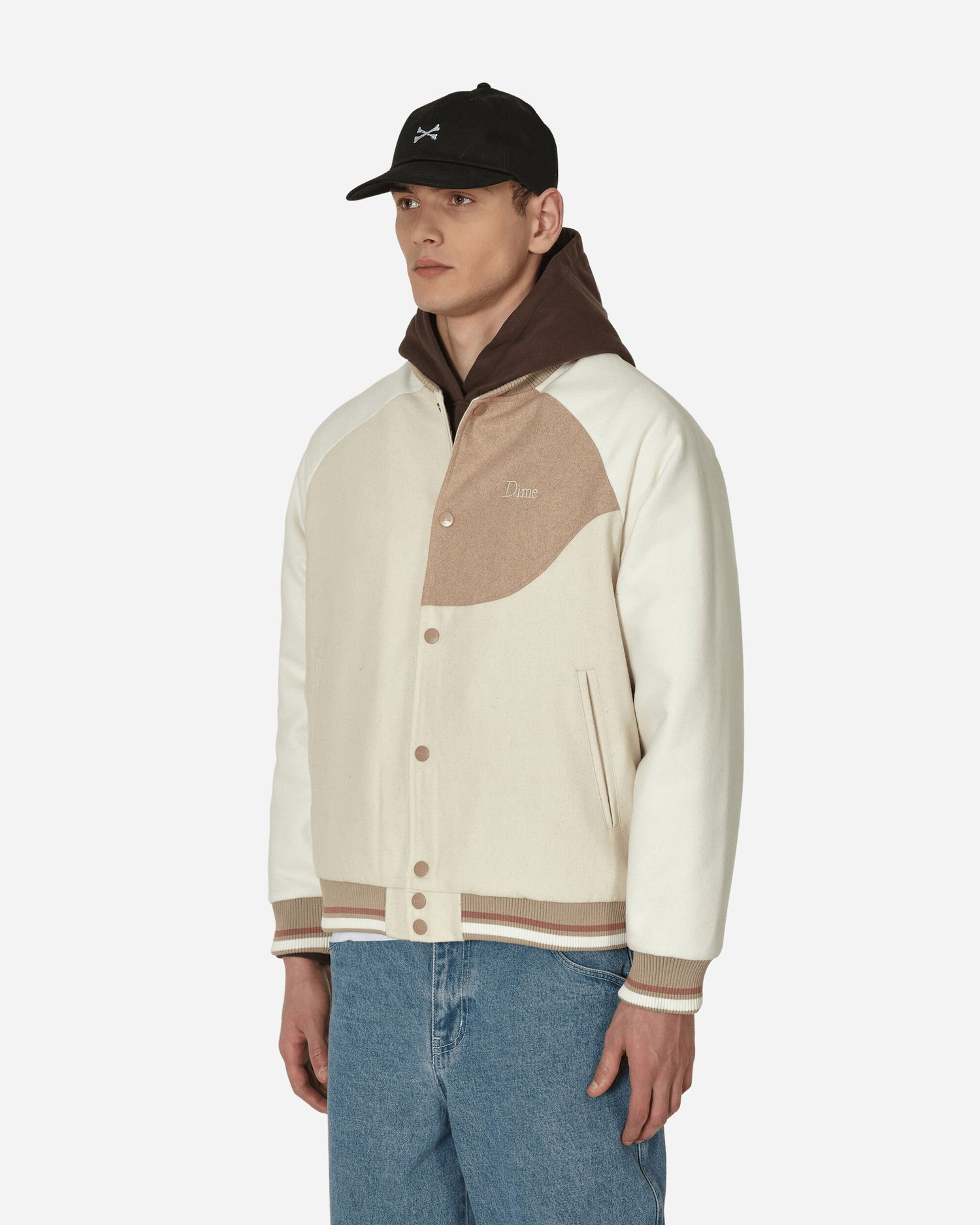 Bomberjakke Dime Letterman Wool Jacket Flerfarvet | DIMEHO1 ALM, 1