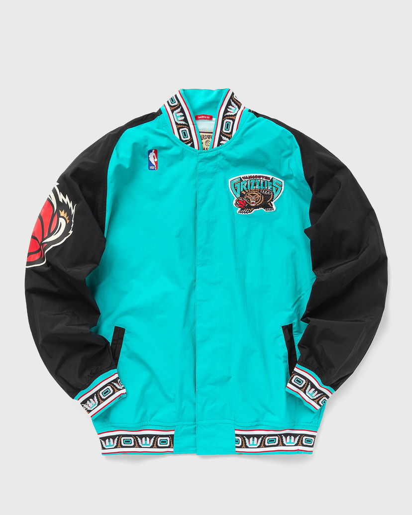 Bomberjakke Mitchell & Ness NBA Authentic Warm Up Jacket Vancouver Grizzlies 1995-96 Turkis | AWJKGS18063-VGRTEAL95