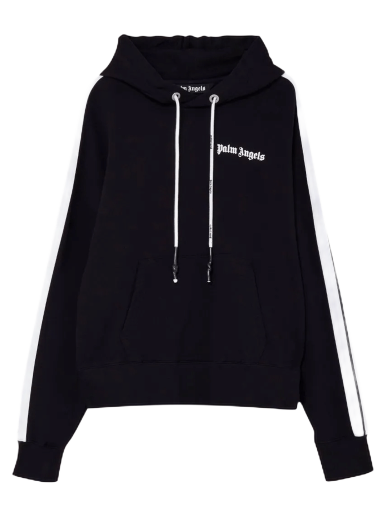 Sweatshirt Palm Angels Fleece Track Hoodie Sort | PMBB058S21FLE0091001