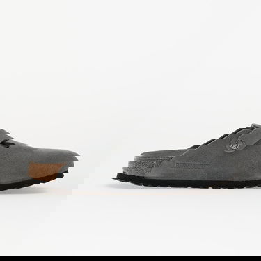 Sneakers og sko Birkenstock Birkenstock Boston Suede Clogs Grå | 1030874, 4