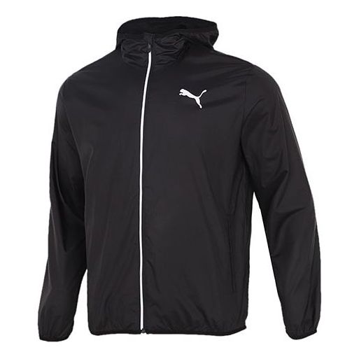 Vindjakke Puma Essentials Solid Windbreaker Jacket Sort | 588786-01