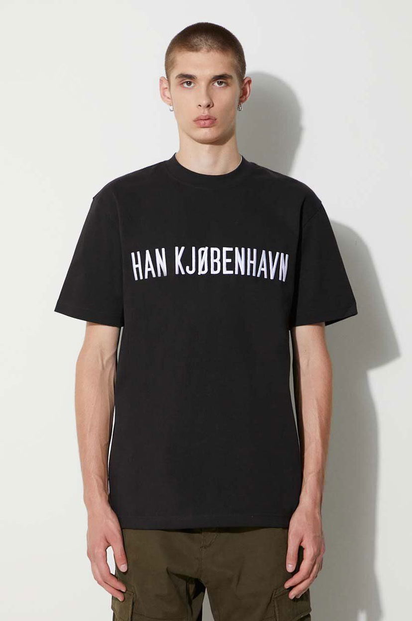 T-shirt Han Kjøbenhavn Printed T-Shirt Sort | M.132953