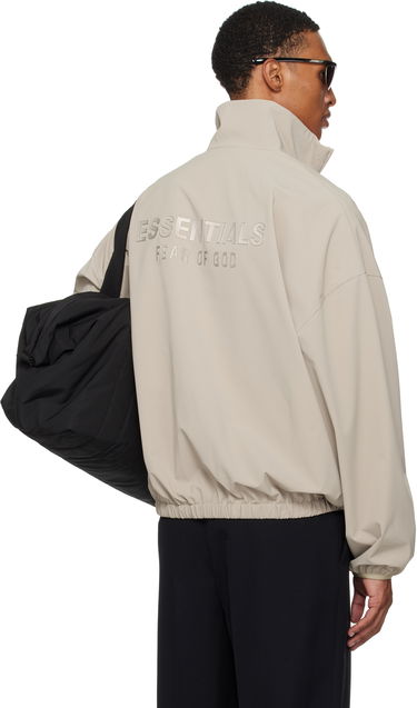 Jakke Fear of God Fear of God ESSENTIALS Sporty Half-Zip Jacket Beige | 202SP256721F, 2