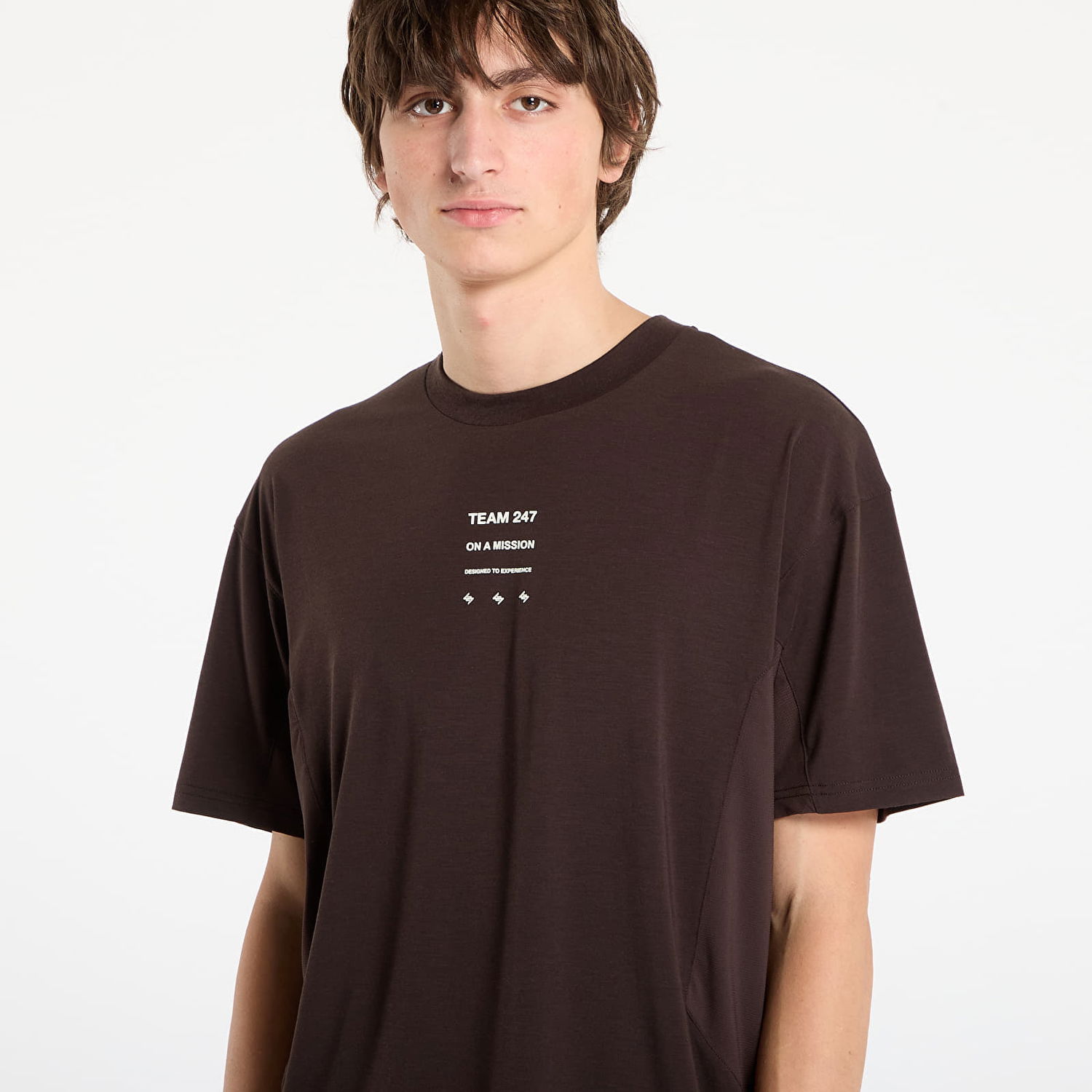 T-shirt Represent Clo 247 Uprising Oversized T-Shirt Brun | 247M100029-17, 1