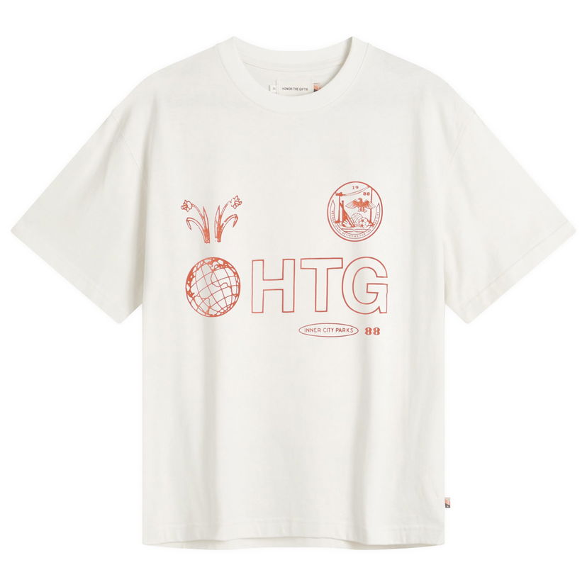 T-shirt Honor The Gift Inner City Parks T-Shirt Hvid | HTG250148-WHT