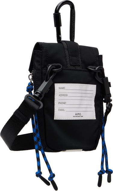 Skuldertaske A.P.C. Trek Crossbody Pouch Sort | PAAGR-H61733, 2