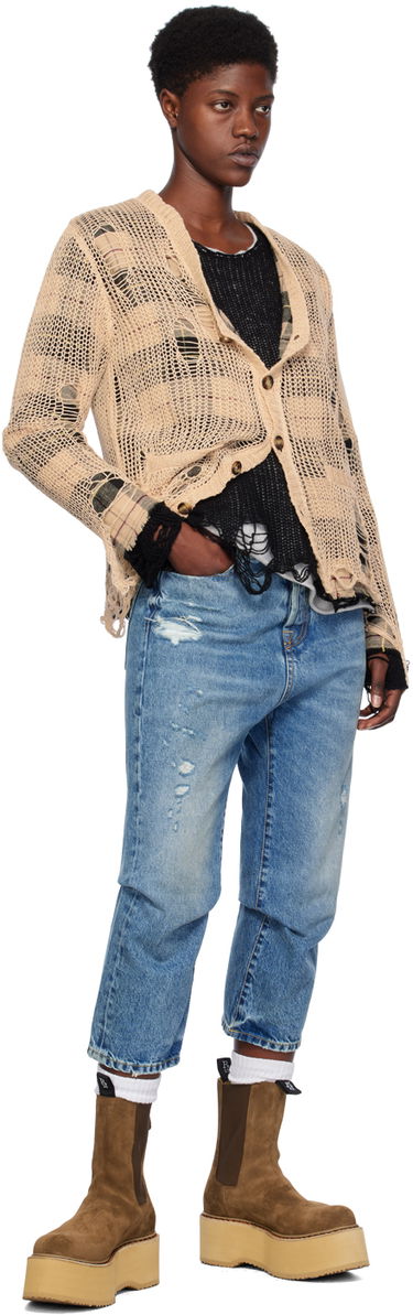 Jeans R13 R13 Tailored Drop Jeans Blå | R13W6452-969A, 3