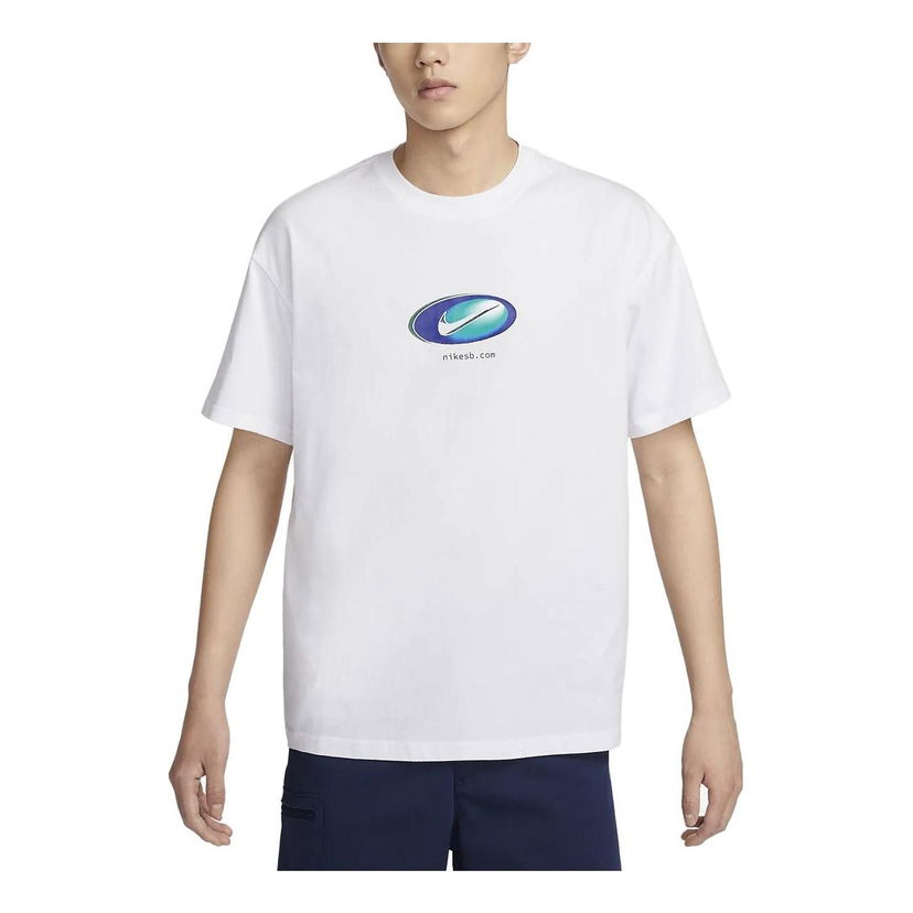 T-shirt Nike SB SB Y2K Graphic T-Shirt Hvid | DX9461-100
