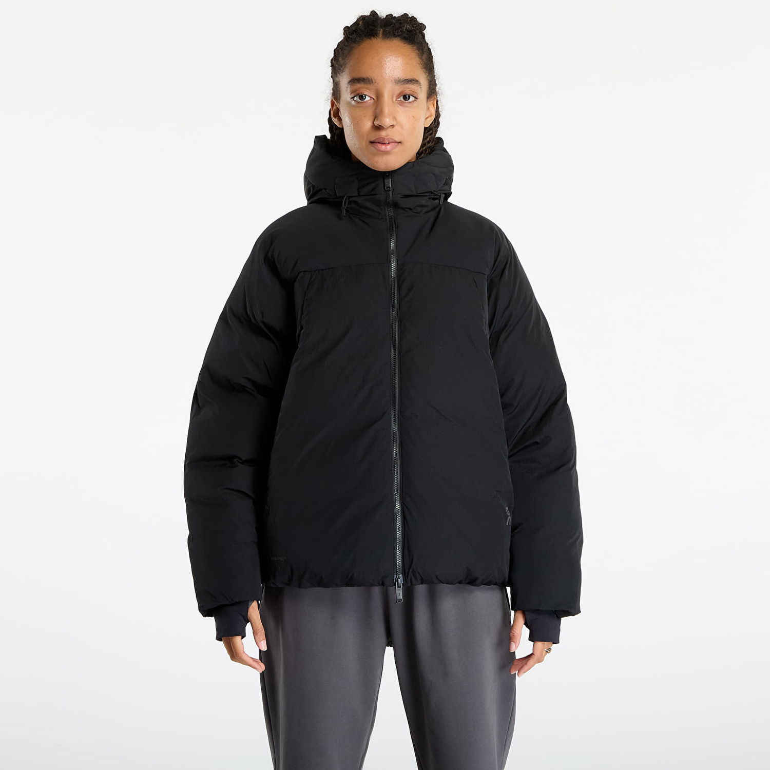 Puffer jakke On Running All-Day Puffer Jacket XS Sort | 1WF30480553 W, 0