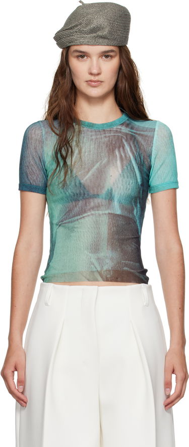 T-shirt Jean Paul Gaultier Jean Paul Gaultier 'The Water' Baby Tee Grøn | 25/03-W-TO313-M004P-5557, 0
