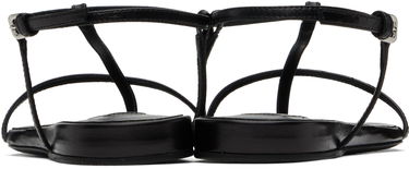 Sneakers og sko Jil Sander Jil Sander Square Toe Sandals Sort | J15WP0169_P8389, 1