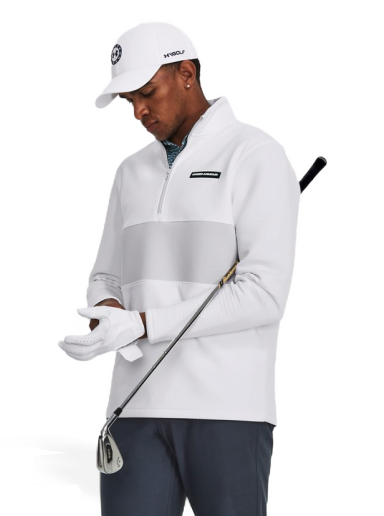 Sweatshirt Under Armour Golf Storm Daytona Hoodie Hvid | 1379723-100
