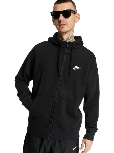 Sweatshirt Nike Sportswear Club Hoodie FZ Sort | BV2648-010