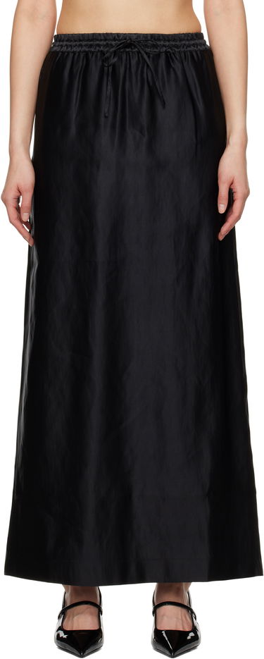 Nederdel Loulou de Saison Loulou de Saison Liam Maxi Skirt Sort | LIAM, 0