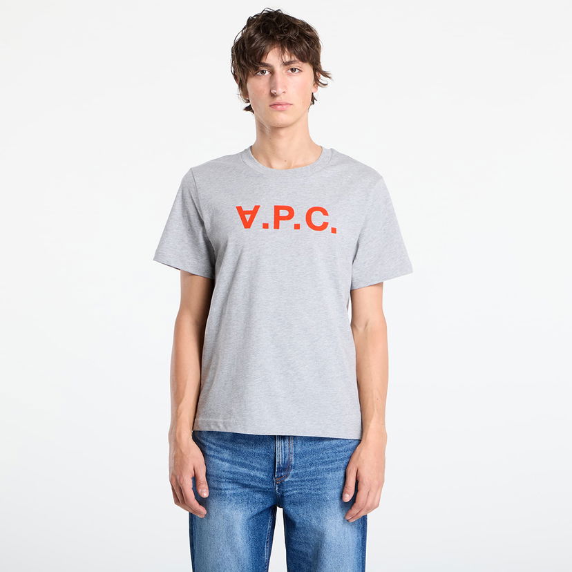 T-shirt A.P.C. A.P.C. Standard Grand Vpc Gots T-Shirt Grå | COHBM-M26384 LMF