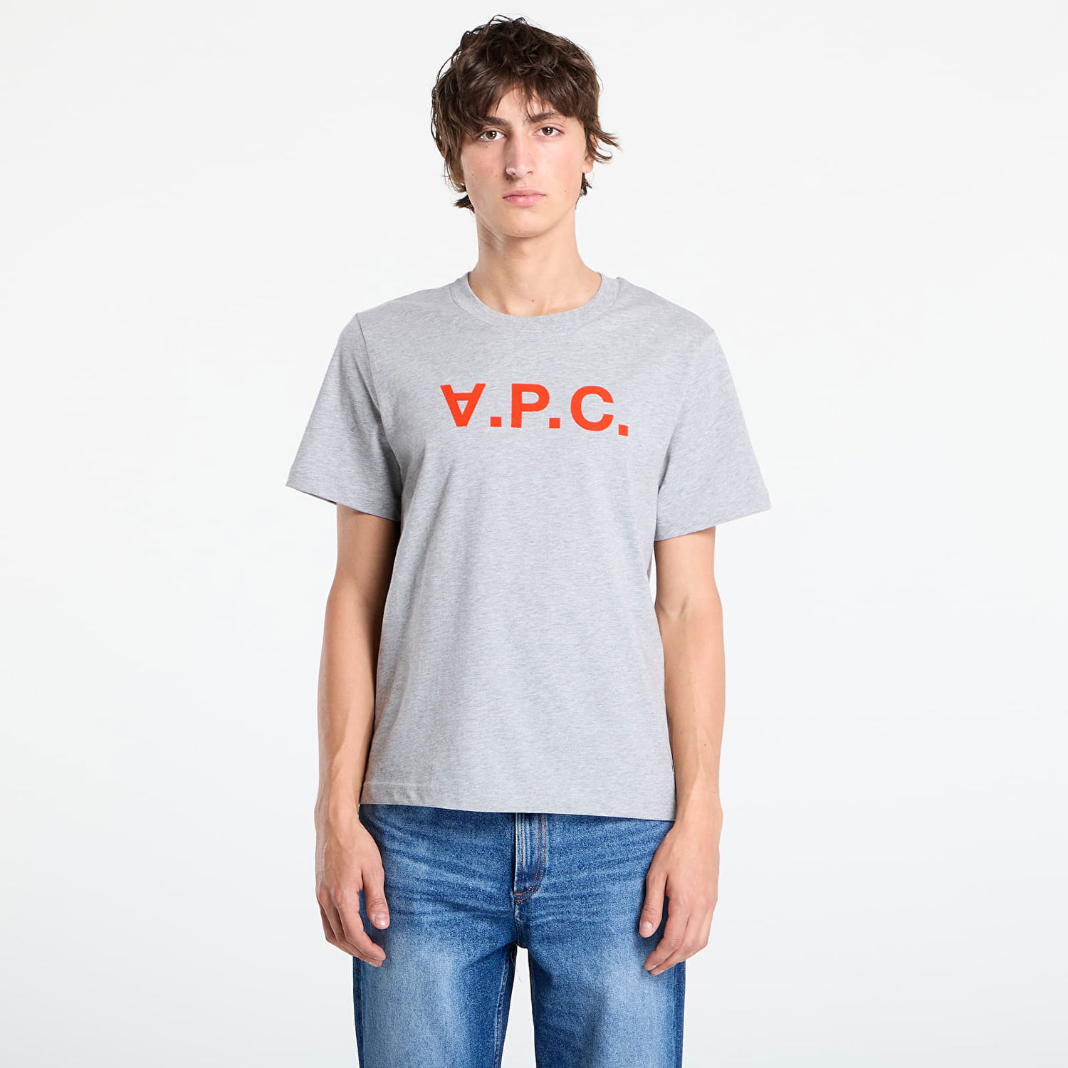 T-shirt A.P.C. A.P.C. Standard Grand Vpc Gots T-Shirt Grå | COHBM-M26384 LMF, 0