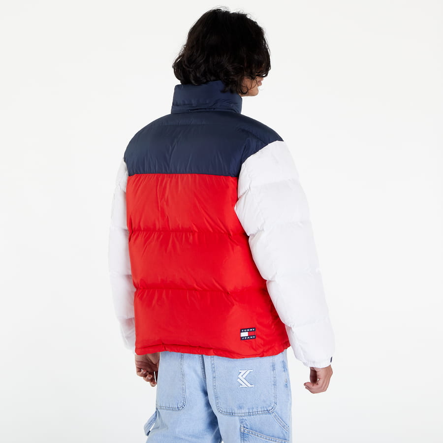 Puffer jakke Tommy Hilfiger Alaska Colour-Blocked Padded Jacket Flerfarvet | DM0FM14460 C87, 1