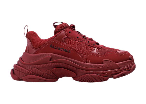 Sneakers og sko Balenciaga Triple S Burgundy W Bourgogne | 524039W2FW16016, 0