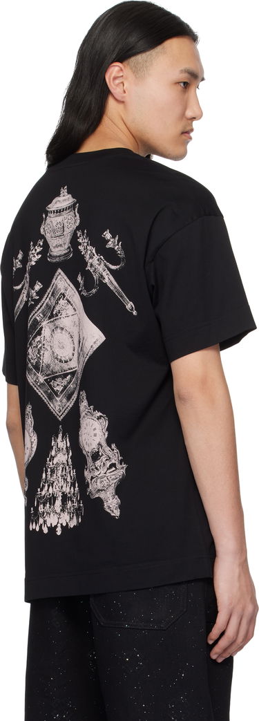 T-shirt Givenchy Black T-Shirt With Logo Sort | BM71MG3YPS001, 2