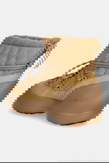 Sneakers og sko Moon Boot Snow Boots MEZZALUNA QUILTED MID WP Beige | 80D2500020.L003, 2