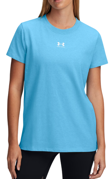 T-shirt Under Armour Under Armour Rival Core Short Sleeve T-Shirt Blå | 1383648-453, 0