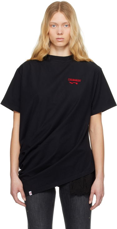 T-shirt Charles Jeffrey Loverboy Charles Jeffrey LOVERBOY Topsy Turvy T-Shirt Sort | 54101301, 0