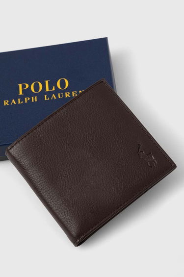 Tegnebog Polo by Ralph Lauren SMOOTH LEATHER C-WALLET Brun | 405914235001=405526127001, 4