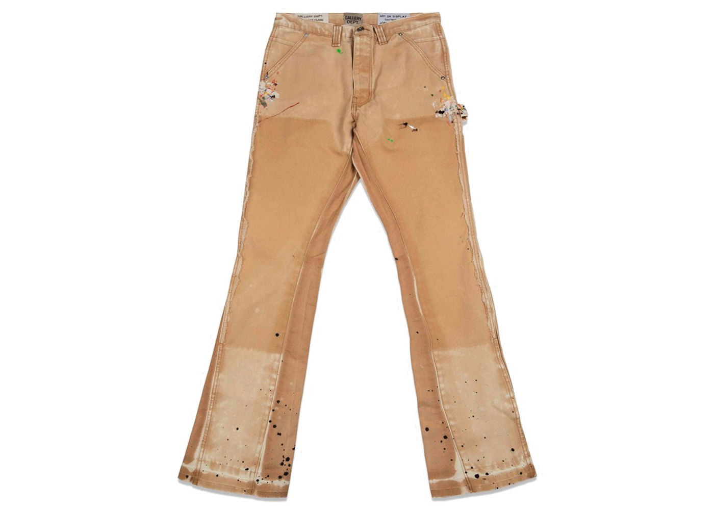 Bukser Gallery Dept. LA Flare Carpenter Jeans "Tan" Beige | CH527068FP, 0