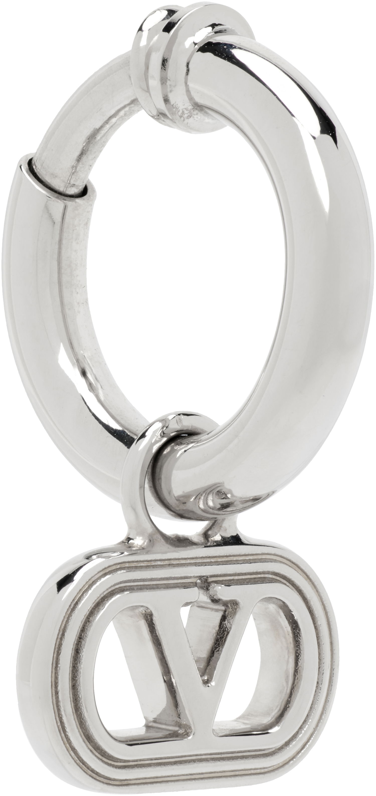 Øreringe Valentino Valentino Garavani Silver Mono Single Earring Metalisk | 7Y2J0AJ3MET, 1