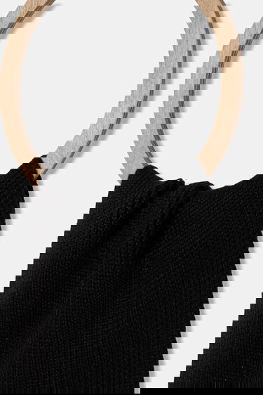 Tørklæde The North Face Knit Scarf TNF Logo Box Sort | NF0A8CHGJK31, 1