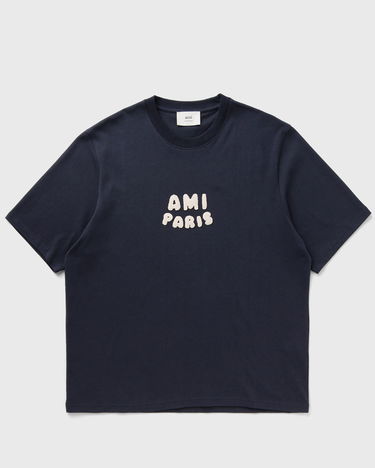 T-shirt AMI Ami Paris Boxy T-Shirt Mørkeblå | UTS075.726-4011, 0