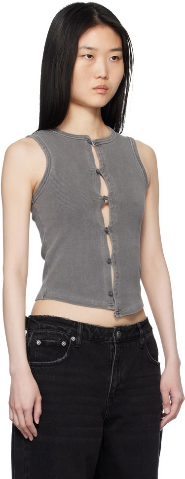 Tanktop Ksubi Ksubi Syndicate Xtra Rework Tank Top Grå | WPS25SI002, 1