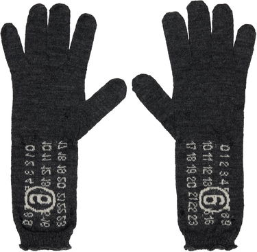 Handsker Maison Margiela MM6 Maison Margiela Wool Knit Gloves Grå | S52TS0043 M13135, 0