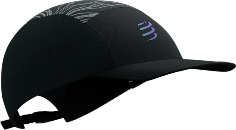 Kasket Compressport 5 Panel Light Cap Aurora Sort | xhwu11039047